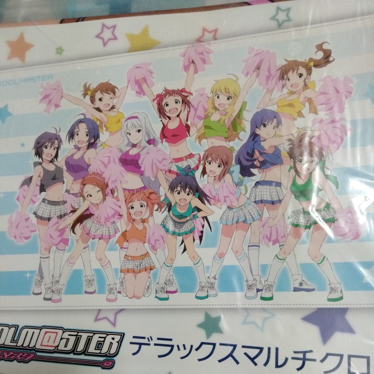 アイドルマスター デラックス マルチ クロス 2 未開封新品 アイマス 765プロ チア ガール リーダー 110×190cm プライズ 非売品 布 ポスタ_画像1