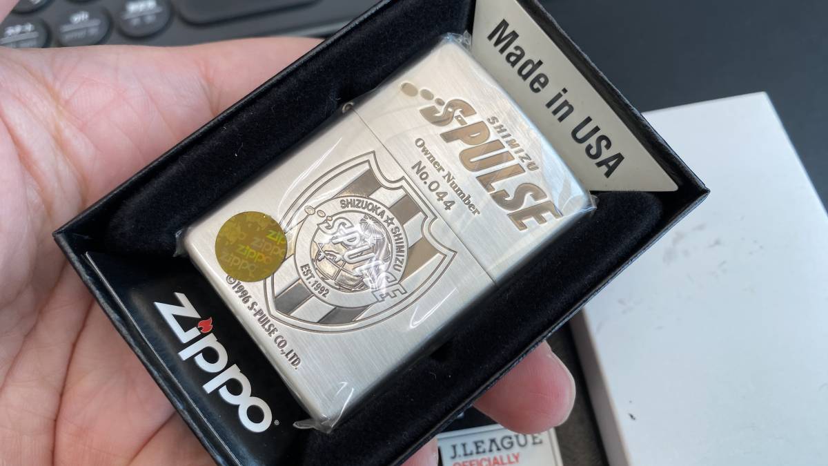 【新品未使用/シリアル入り】ZIPPO ジッポ ライター Zippo エスパルス サッカー Jリーグ_画像1