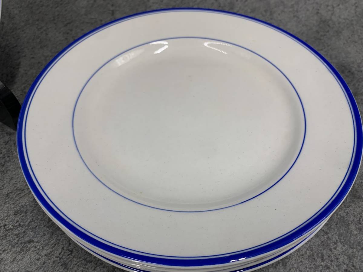 【 レトロ アンティーク 松村硬質陶器 平皿 5枚 】皿 プレート 食器 MTSUMURA THE IRONSTONE CHINA MATSUMURAの画像3