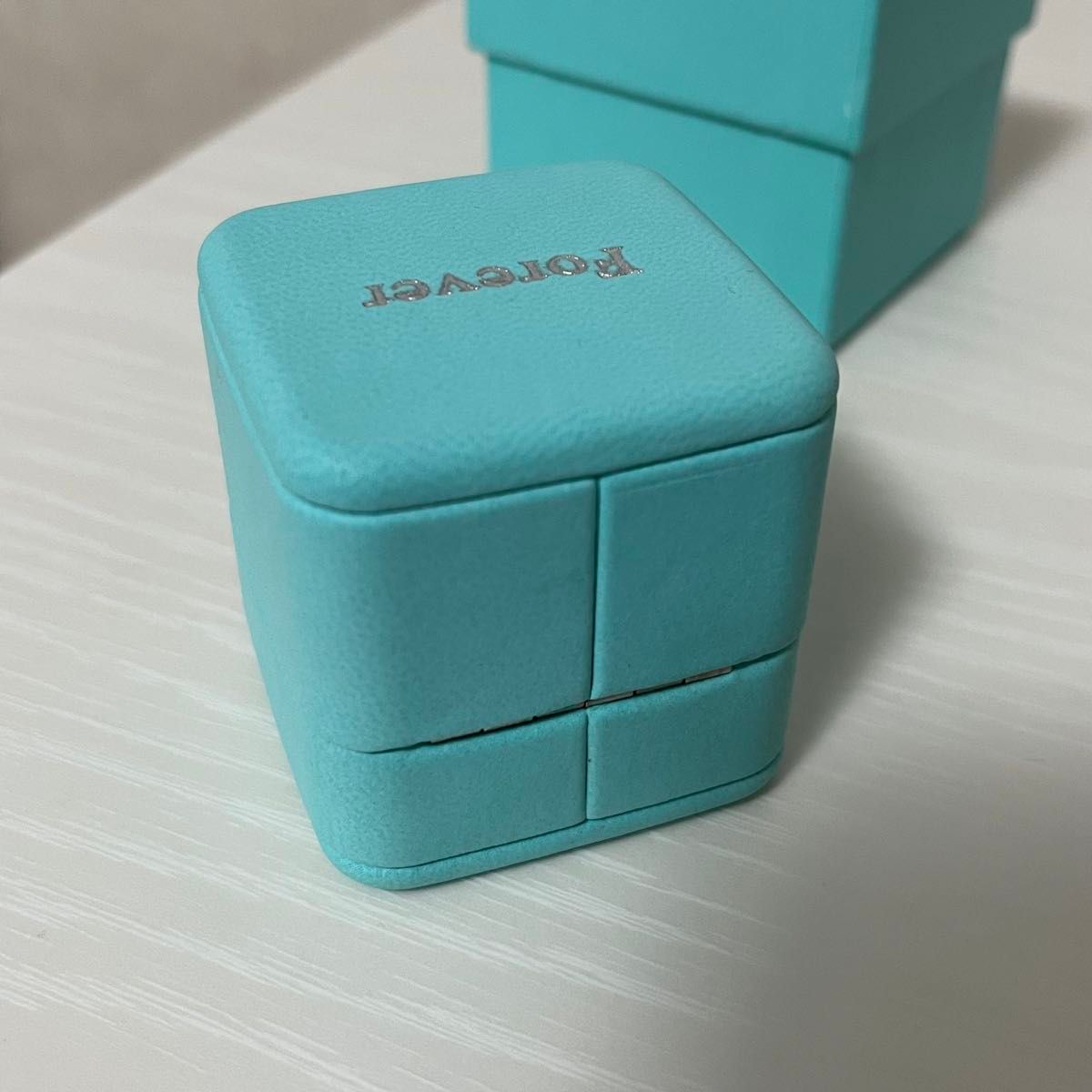 ティファニー ブルーボックス Forever 刻印 空箱 ティファニー ブルーボックス Forever 刻印 空箱