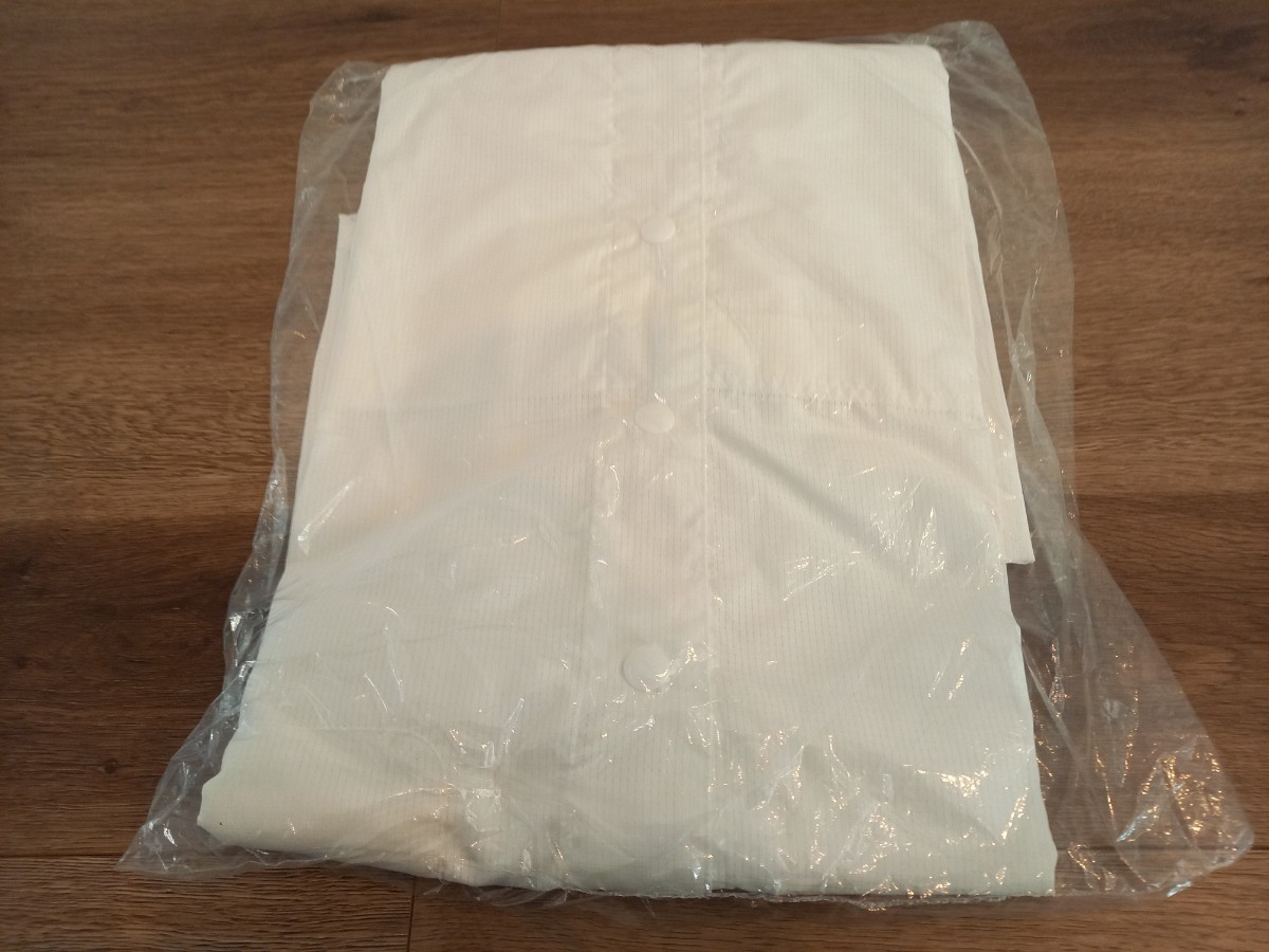  white garment Montblanc dokta- coat combined use long sleeve size 3L 71-501 medical care examination storage unopened present condition goods k598