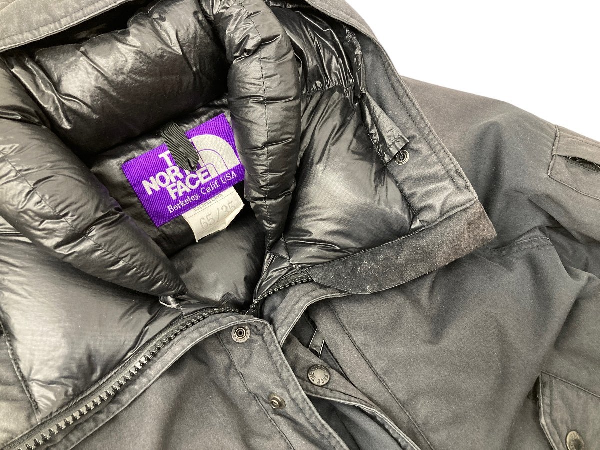 THE NORTH FACE PURPLE LABEL ザノースフェイスパープルレーベル Mountain Short Down Parka マウンテン ダウン パーカ ND2558N 黒/028_画像10