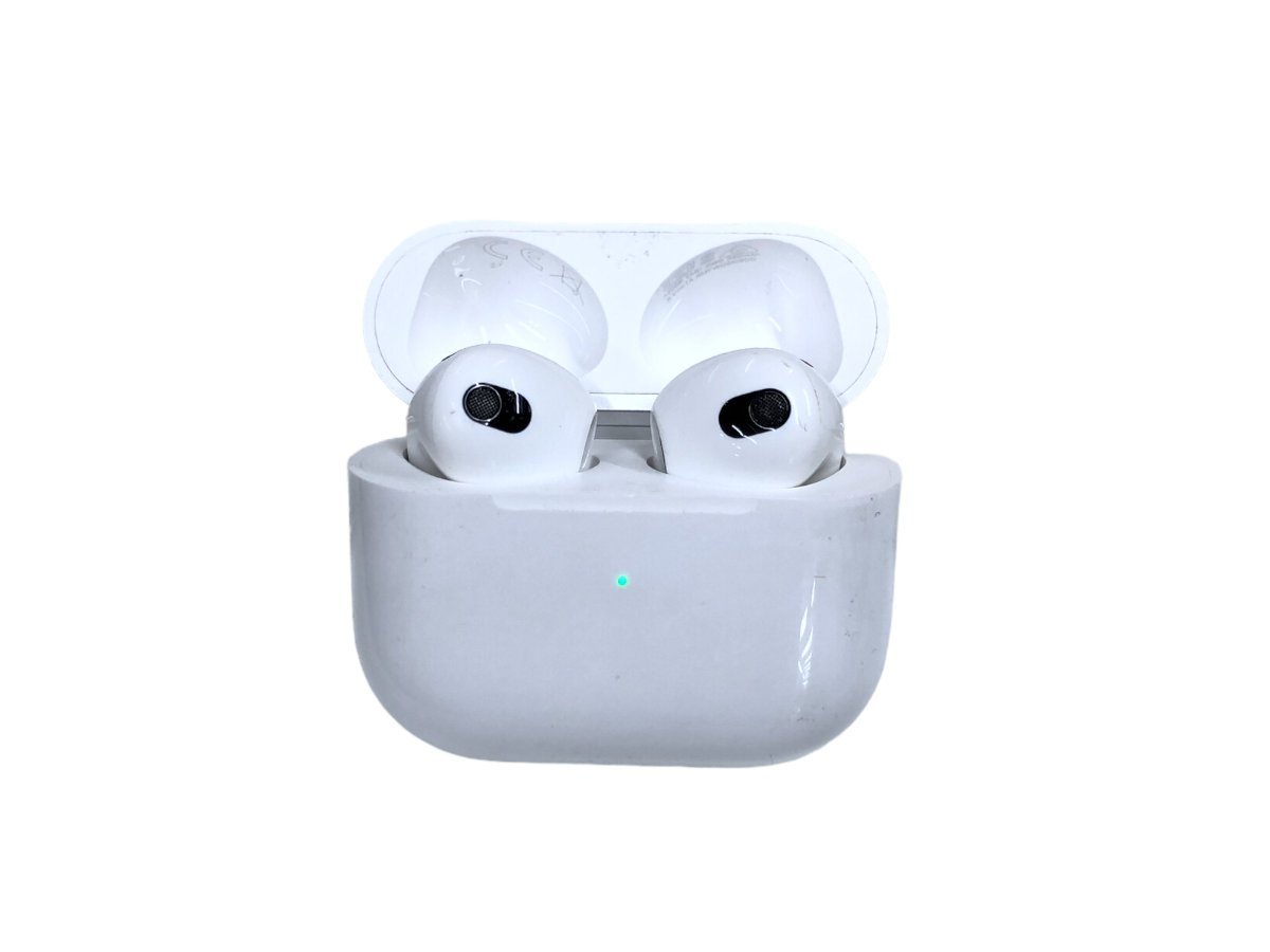 Apple (アップル) Air Pods エアポッズ 第三世代 ワイヤレスイヤホン Bluetooth A2566 MME73J/A ホワイト 家電/091_画像1