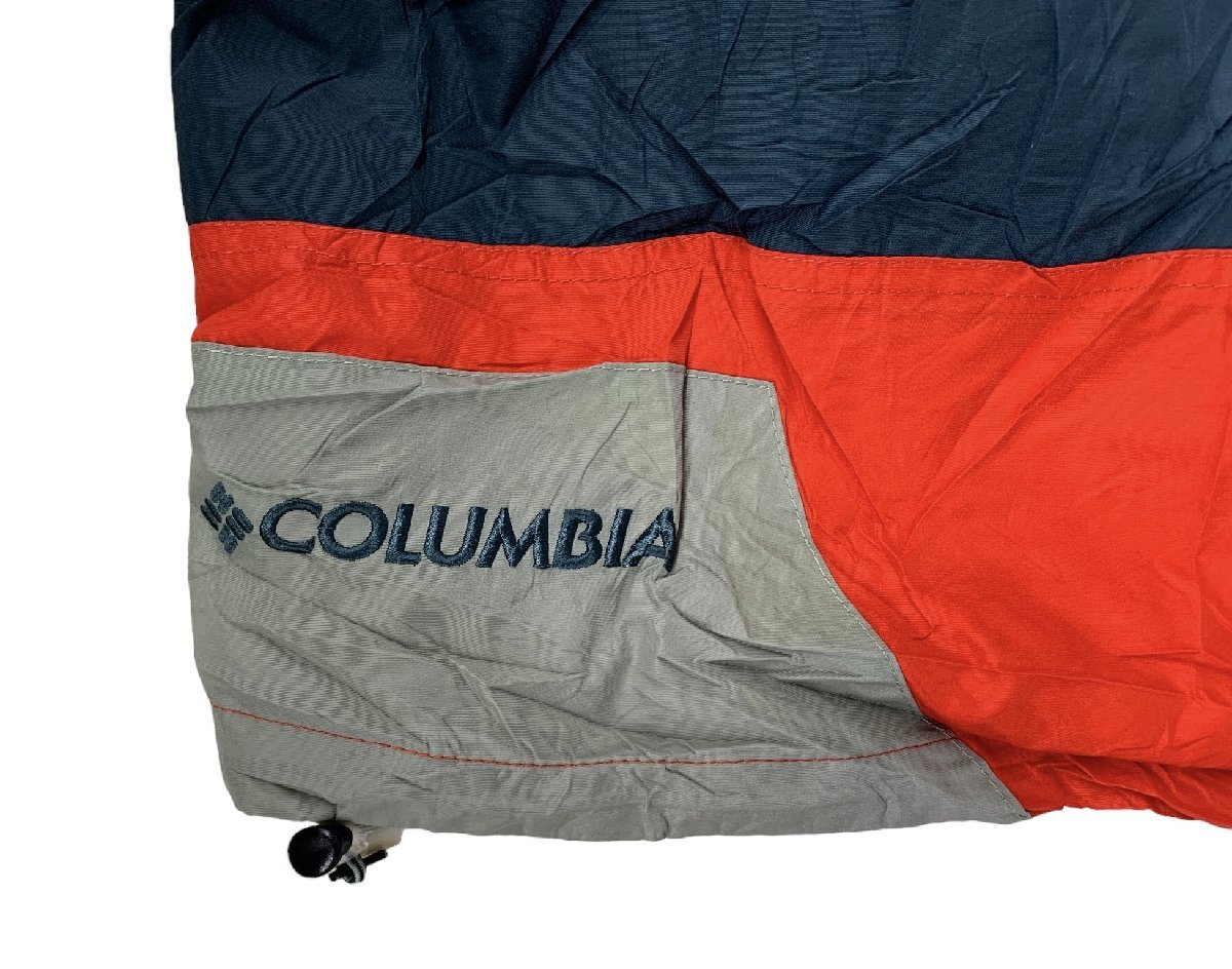 Columbia (コロンビア) 00s 古着 中綿アノラックパーカー ナイロンジャケット MM5120 赤×紺 M メンズ/025_画像6