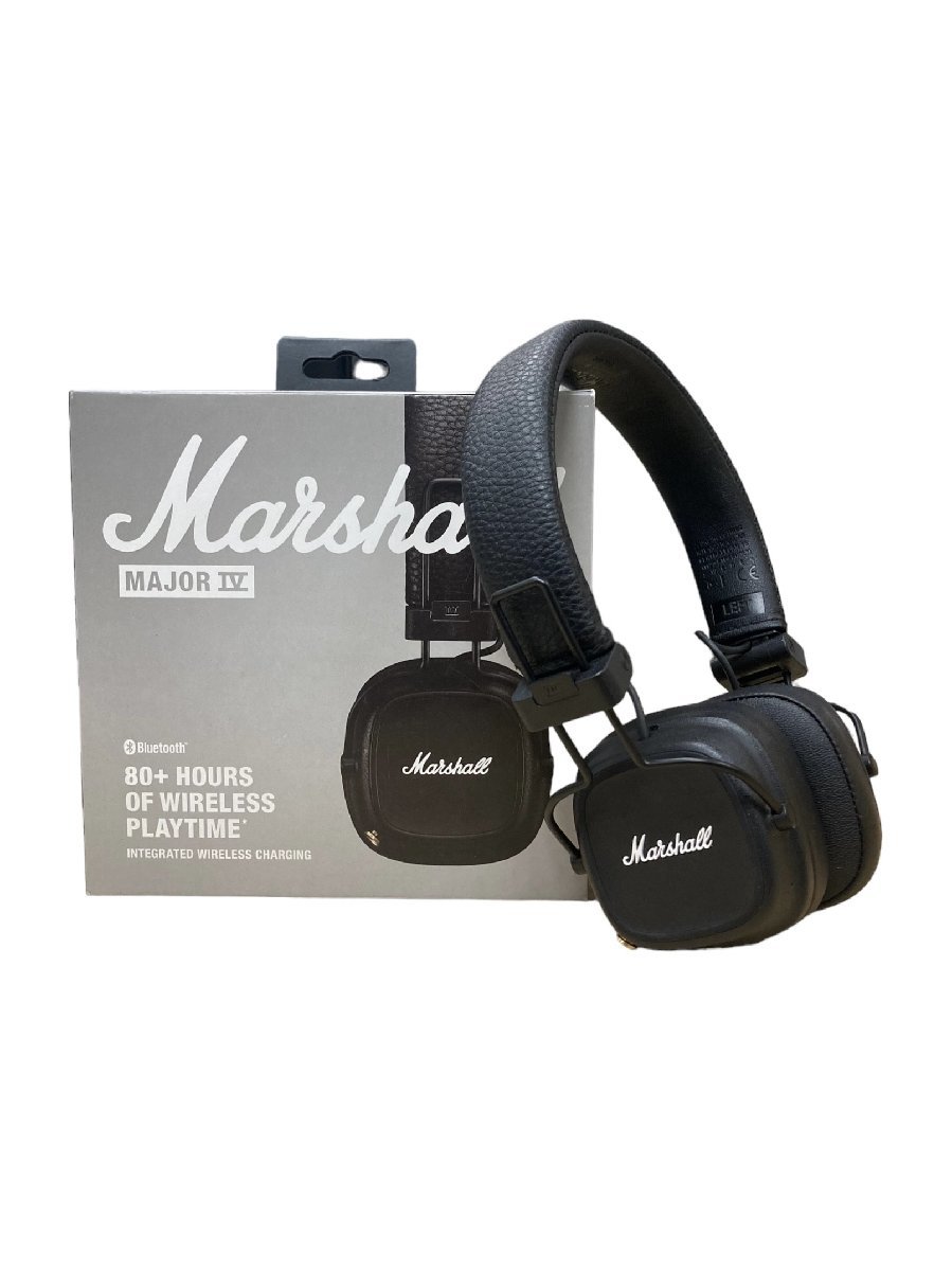 Marshall (マーシャル) Major Ⅳ ワイヤレスオンイヤーヘッドホン 1005773 Bluetooth ブラック /027_画像1