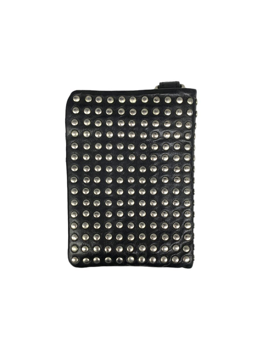 HYSTERIC GLAMOUR (ヒステリックグラマー) STUDS AND PINS LEATHER WALLET スタッズ ピンズ レザーウォレット 二つ折り財布 ブラック/025_画像2