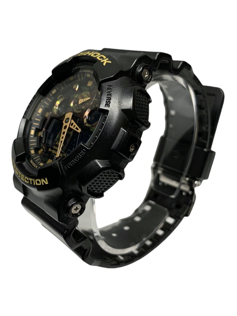CASIO (カシオ) G-SHOCK Gショック GA-100CF 腕時計 アナデジ 迷彩 カモ ブラック メンズ /036_画像2