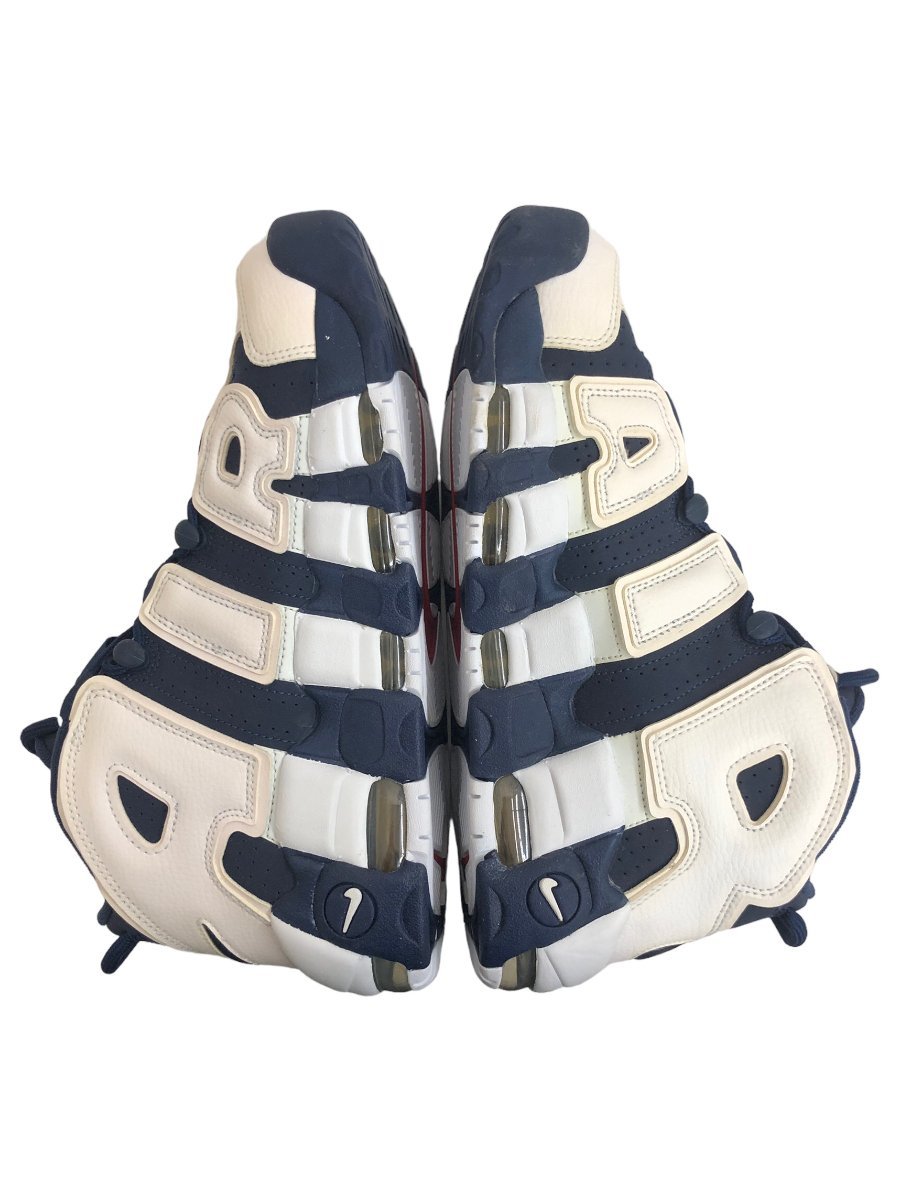 NIKE (ナイキ) AIR MORE UPTEMPO モアアップテンポ オリンピック スニーカー 414962-104 27cm US9 ネイビー ホワイト メンズ/004_画像5