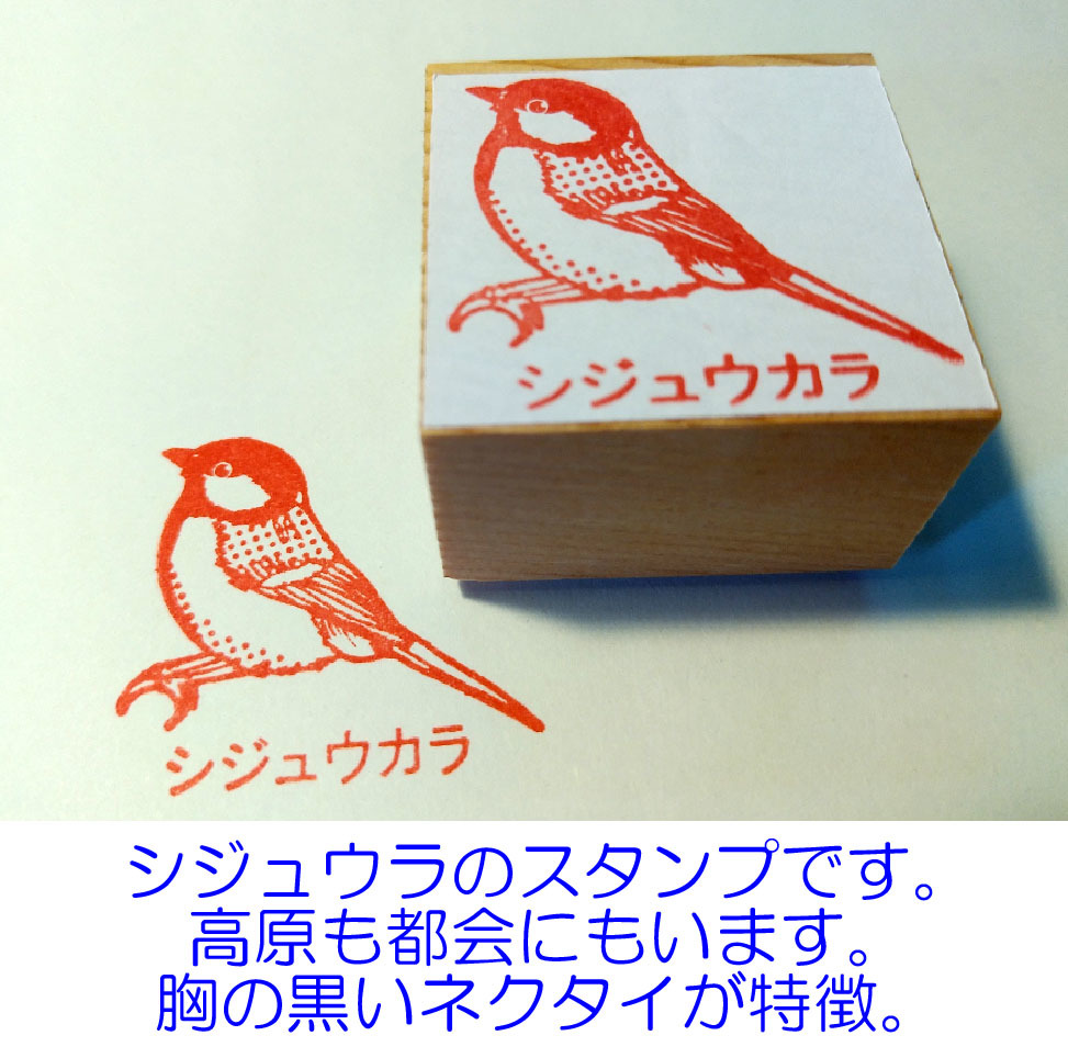 ＋「かわいい野鳥スタンプ・４個セット」（送料無料／文字入れ可能）です！#03_画像6