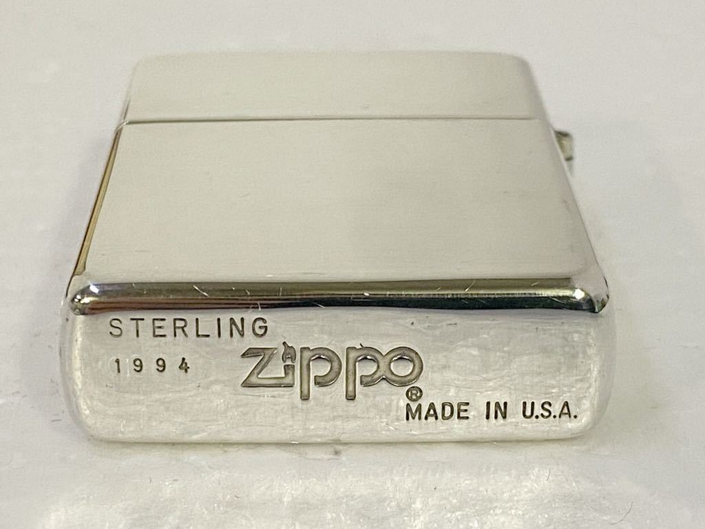 サ5537M★ZIPPO　ジッポーライター　STERLING　スターリングシルバー　1994年製　未使用品★_画像6