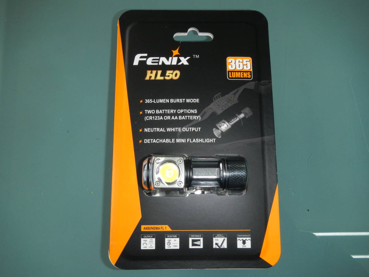 新品未開封　絶版　FENIX (フェニックス) HL50　LED ヘッドライト_画像1