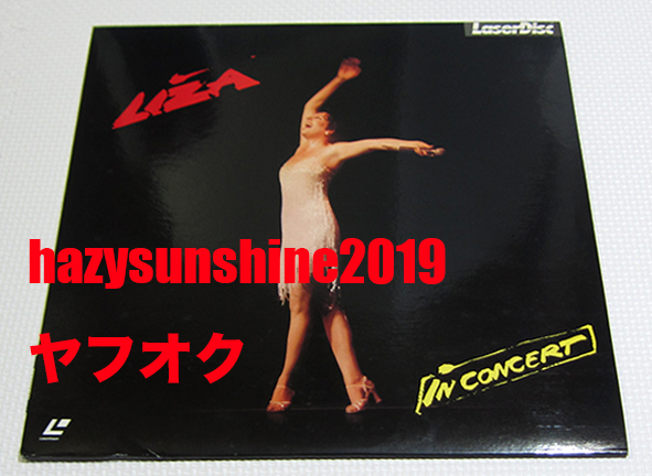  riser *mineliLIZA MINNELLI laser disk JAPAN LASERDISC IN CONCERT in * concert 