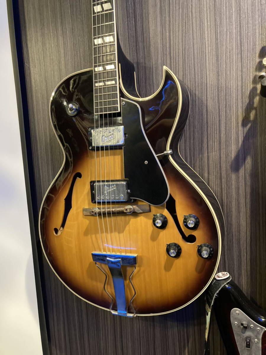 Yahoo!オークション - 超美品 GRECO フルアコ S-55 70年代 Yahoo!オークション - 超美品 GRECO フルアコ S-55 70年代