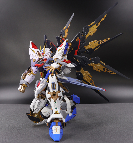 1/100 MGEX　ストライクフリーダムガンダム　ZGMF-X20A　 塗装済改修完成品　 ディテールアップ版　フルバーストモード改_画像5