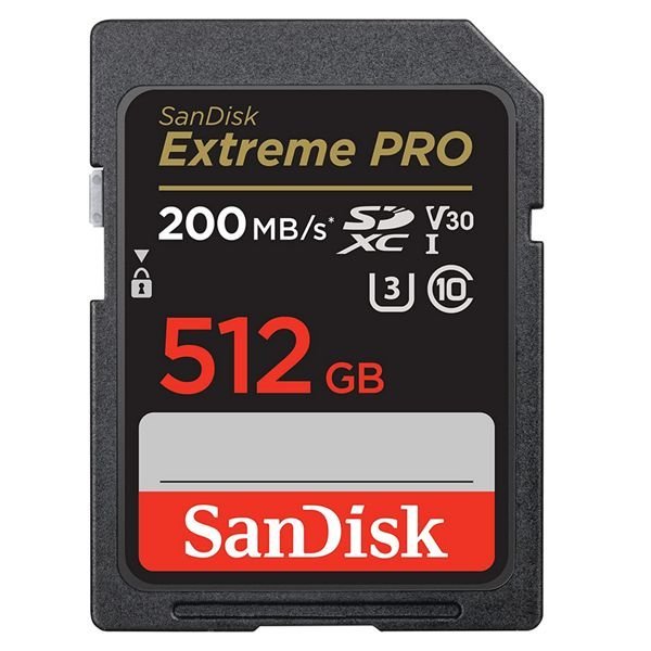 新品 SanDisk 高速転送 SDXCカード 512GB 200MB/s SpeedClass10