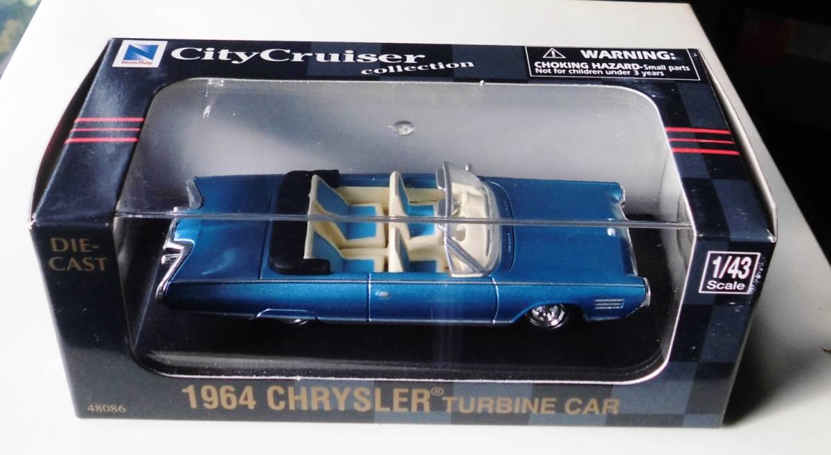 1/43 ミニカー米車★クライスラー[Chrysler Turbine] 1964年 ケース付 未使用　_画像6