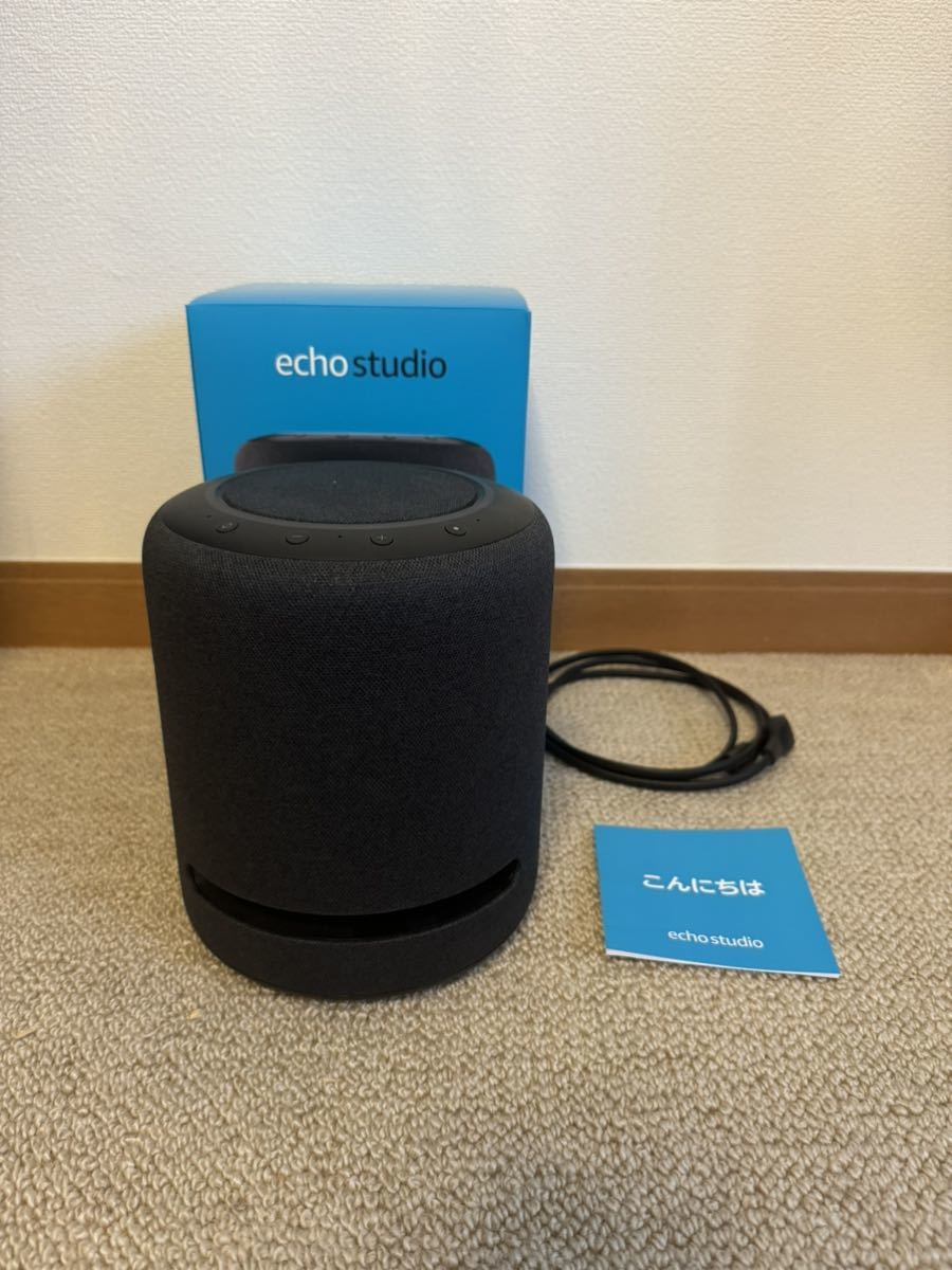 Amazon(アマゾン) Echo Studio (エコースタジオ)Hi-Fiスマートスピーカーwith 3Dオーディオ&Alexa_画像1