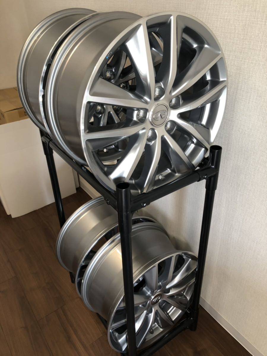美品】日産 V37 スカイライン 純正ホイール 17インチ×4本 美品】日産 V37 スカイライン 純正ホイール 17インチ×4本