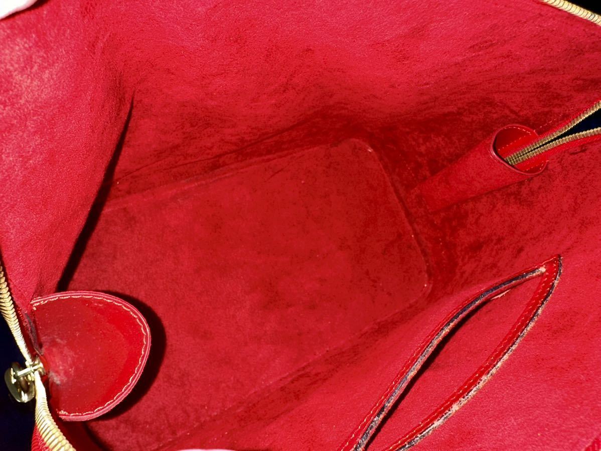 ルイヴィトン LOUIS VUITTON 型番M52147 アルマ エピ 赤 レッド 美品 ハンドバッグ バッグ _画像5