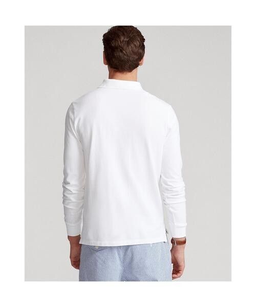 ラルフ・ローレン ポロシャツ XS 長袖 白 無地 POLO RALPH ラルフ・ローレン ポロシャツ XS 長袖 白 無地 POLO RALPH