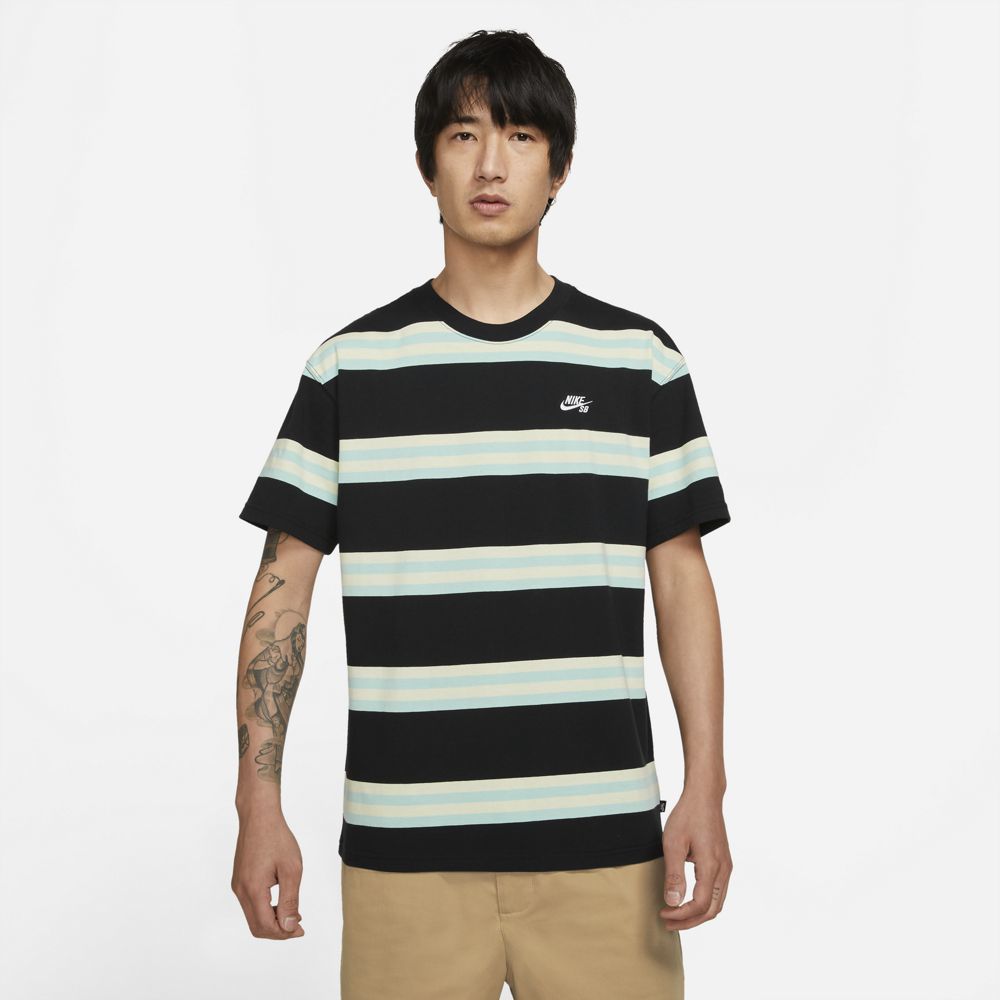 NIKE SB AIR YD STRIPE SHIRTS DD1321 010 L ナイキ エスビー エア Tシャツ ストライプ 堀米 雄斗 ジョーダン フォース マックス ダンク_画像1