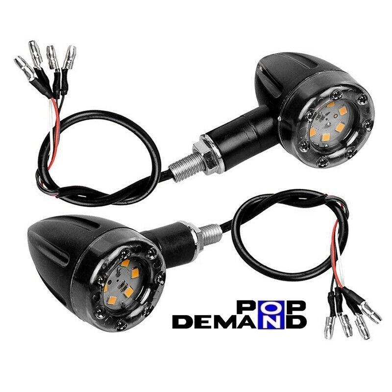◆即納◆汎用 LED ウインカー 砲弾型 12V 3種機(jī)能付 1臺分4個セット GSR125EX アヴェニス125 アドレス110 アドレス125