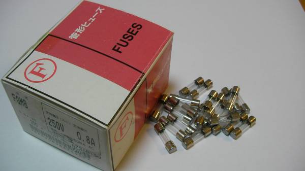  Fuji terminal FGMBφ5×20 fuse 0.8A 20ps.@ fixed form mail if including carriage 