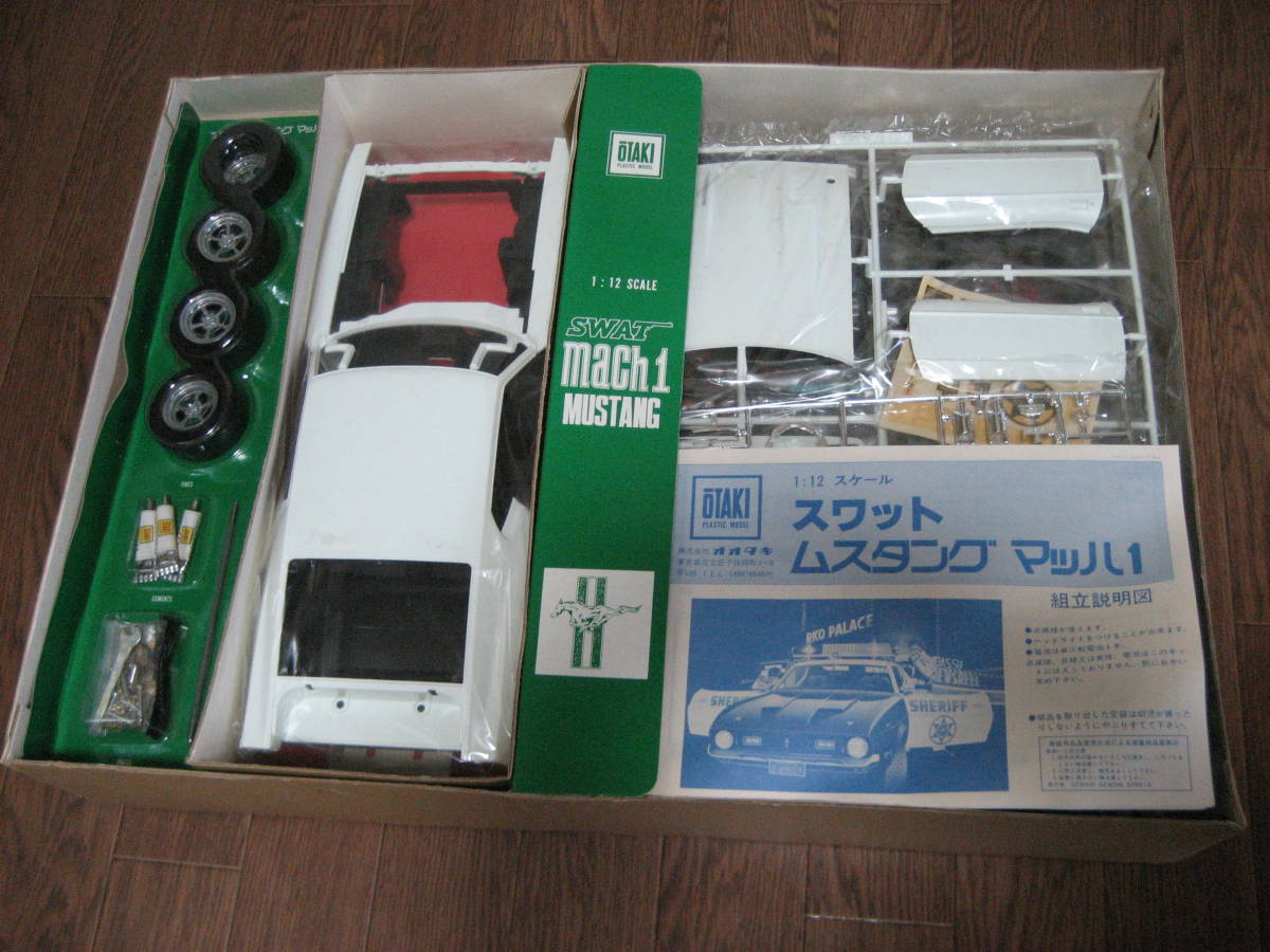 780F オータキ ＳWAT MUSTANG 1/12 MUSTANG MACH1 FORD　ディスプレイモデル_画像2