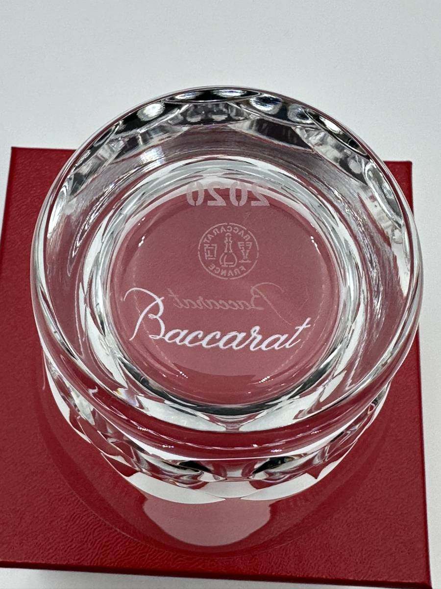 新品未使用！元箱・包装紙付き !!　バカラ Baccarat ブラーヴァ　2020 イヤータンブラー ロックグラス/クリア クリスタルガラス_画像5