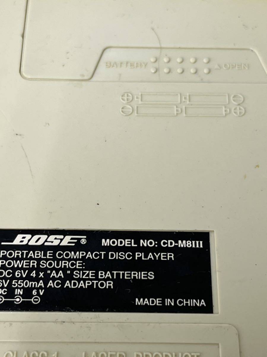 ★BOSE★CDウォークマン　CD-M8III(ジャンク品)_画像5