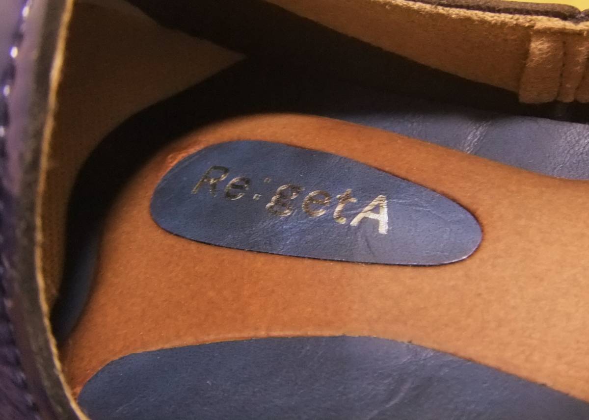 * новый товар ligeta driving Loafer эмаль темно-синий S22.0~22.5cm есть перевод сделано в Японии Re:getA