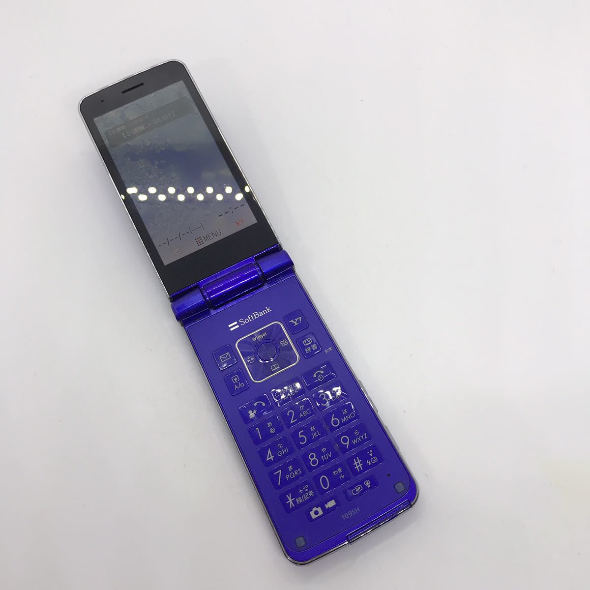 Softbank 109SH SHARP ソフトバンク シャープ ガラケー 携帯電話 b29k39cy87_画像1