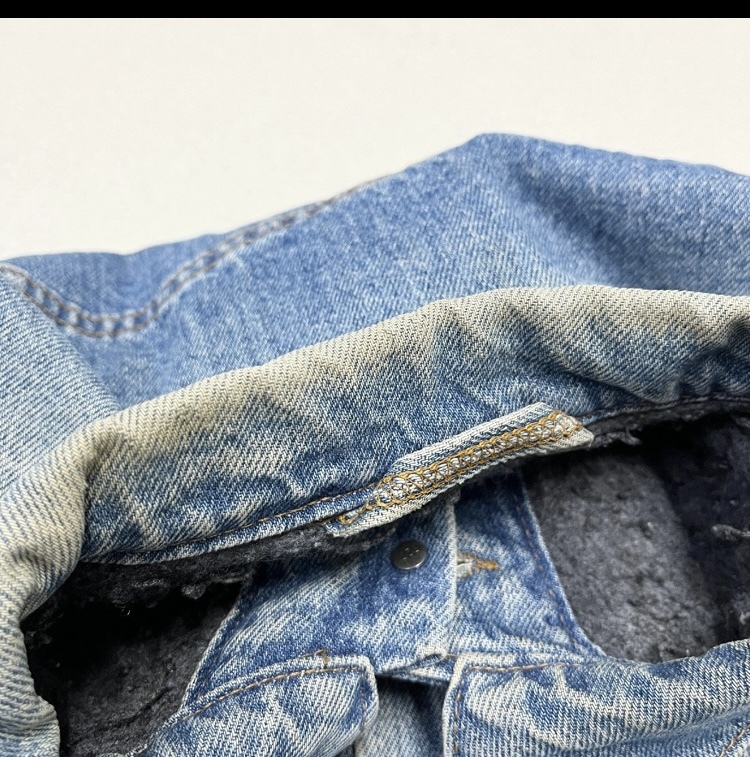 ●90s Levi’s リーバイス Gジャン デニムジャケット 裏地あり 70506-0316 刻印527 スモールe USA製 サイズ40 ブルー系 メンズ 1.3kg●_画像9