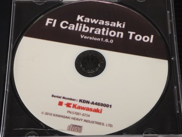 激安！ZX-10R用カワサキレーシングKitFIセッティングソフトウェアCD-ROM！2011～/J型_画像2