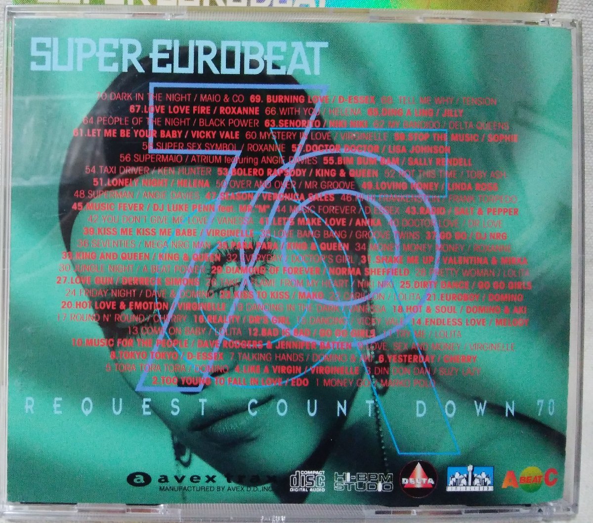 ★★SUPER EUROBEAT VOL.70★CD+8cmCD★人気ユーロビートコンピ!!★[10259CDN_画像3