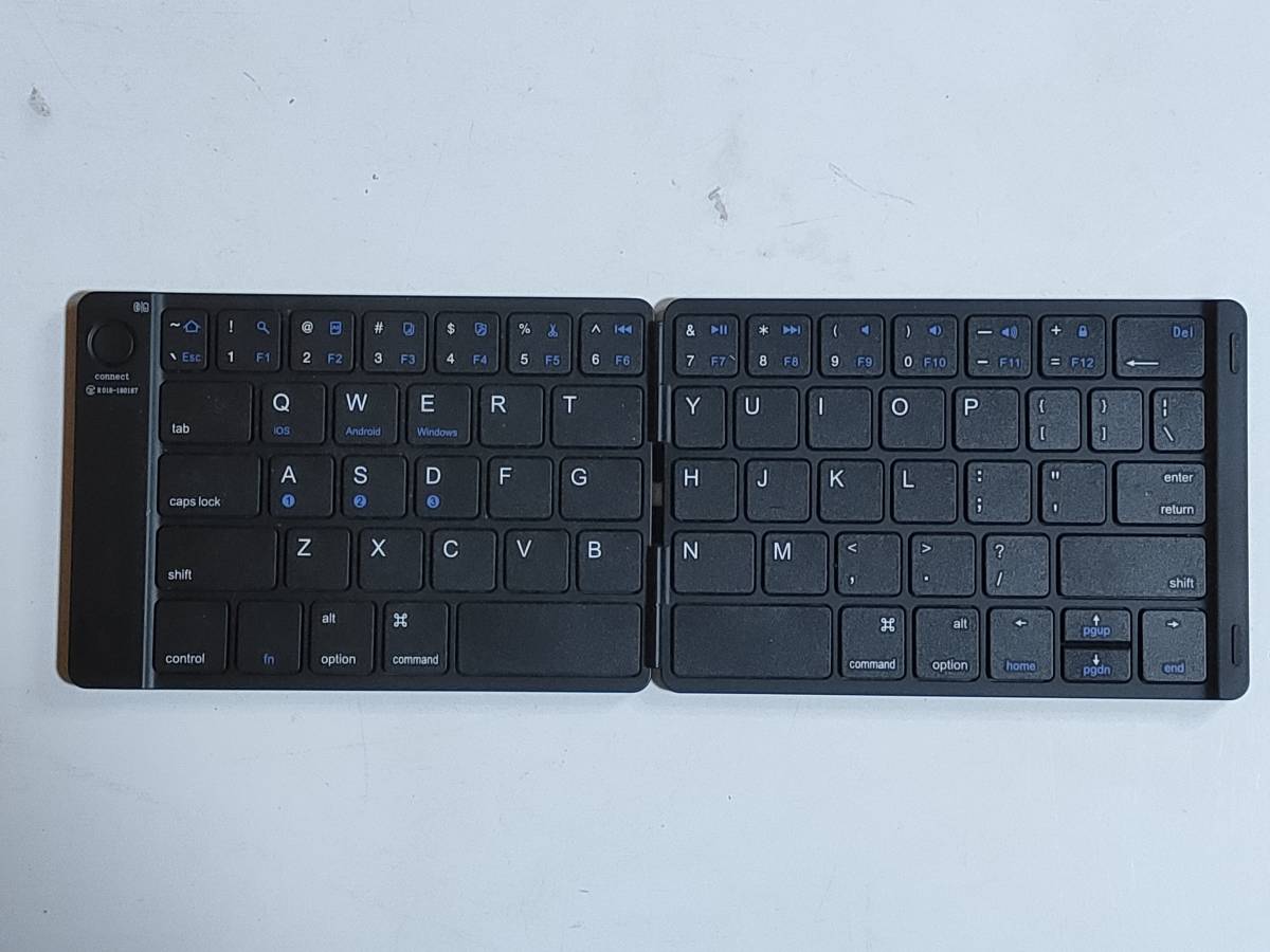 【中古動作未確認品】EwiN Foldable Wireless Keyboard 折り畳み式　ワイヤレスキーボード_画像4