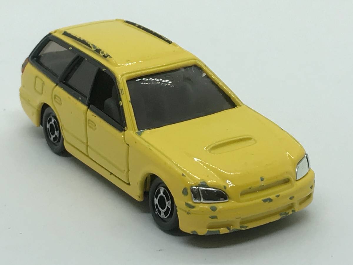 つ4★トミカ ミニカー スバル レガシーツーリングワゴンイエロー黄色2000S=1/60 No.18_画像4