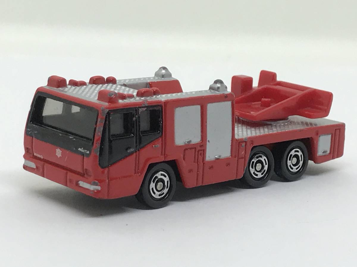 つ7★ トミカ ミニカー 2002 日野 はしご付消防車 モリタ 難有 No.108_画像1