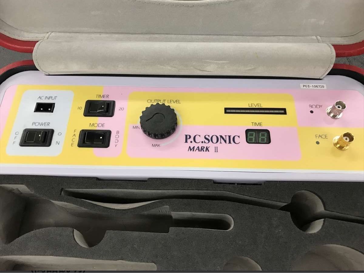 超音波美顔器 ピエールカルダン P C ソニックマークII 美容機器 超音波美顔器 ピエールカルダン P C ソニックマークII 美容機器