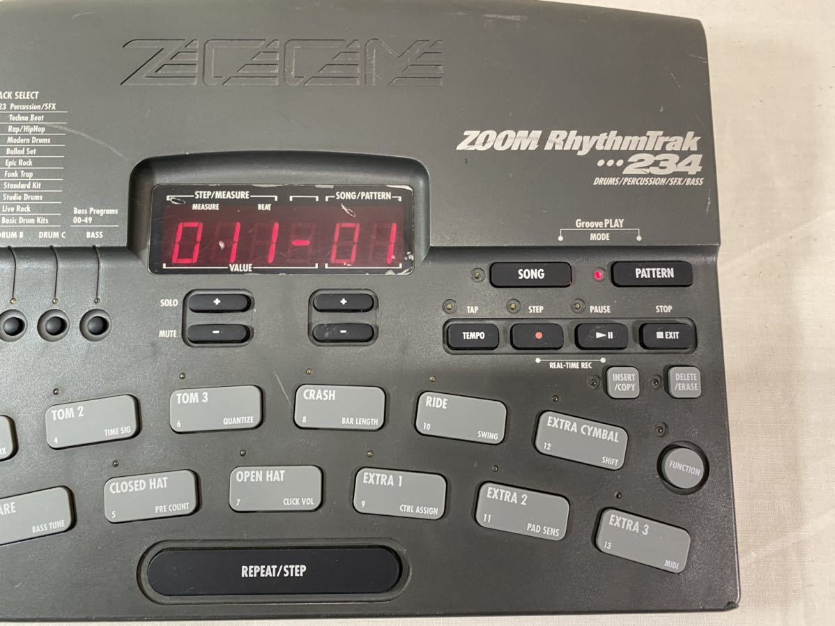 動作品！ZOOM RT-234 RhythmTrak 純正アダプター付きリズムマシン ズーム_画像3