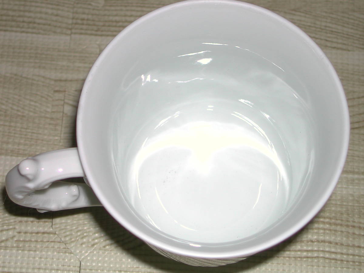 未使用 リチャードジノリ Richard Ginori モーニングカップ ベッキオホワイト Morning Cup コップ 陶器 硬質白磁ミルク コップ 朝食_画像8
