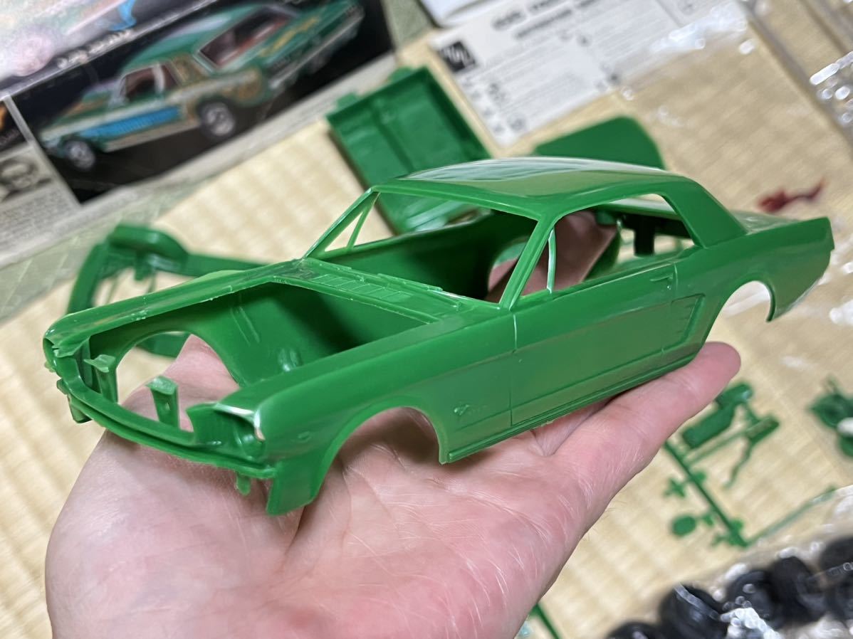 amt 1/25 マスタング ハードトップ 1966 mustang '66 デカール欠_画像5