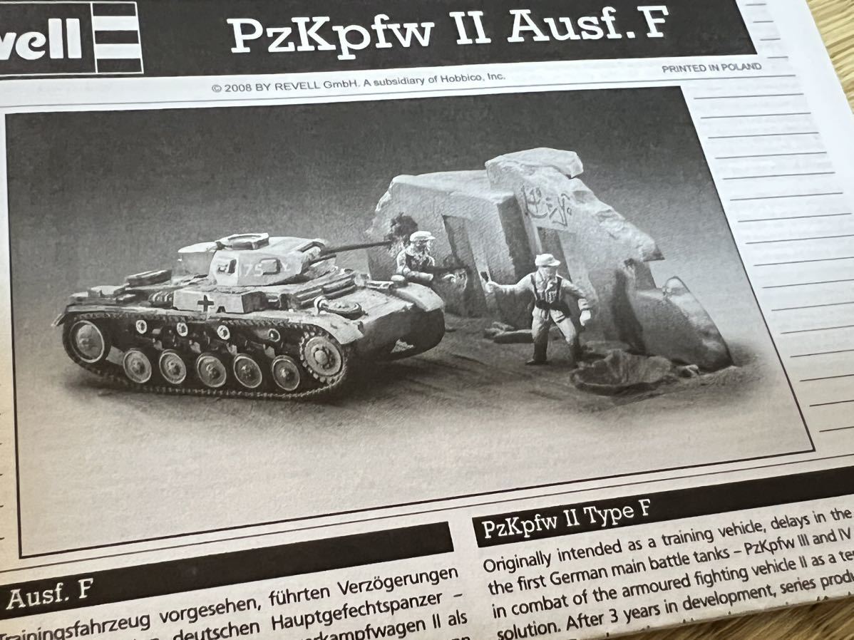 ドイツレベル マッチボックス 1/76 ドイツ II号戦車 F型 pzkpfw II ausf F revell matchbox_画像2