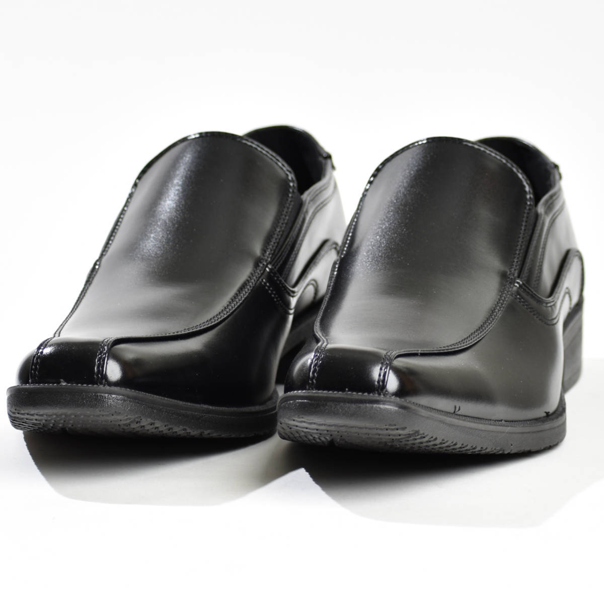 ビジネスシューズ メンズ ローファー 黒 靴 革靴 新品 仕事 柔らか 軽量 28.0cm_画像3