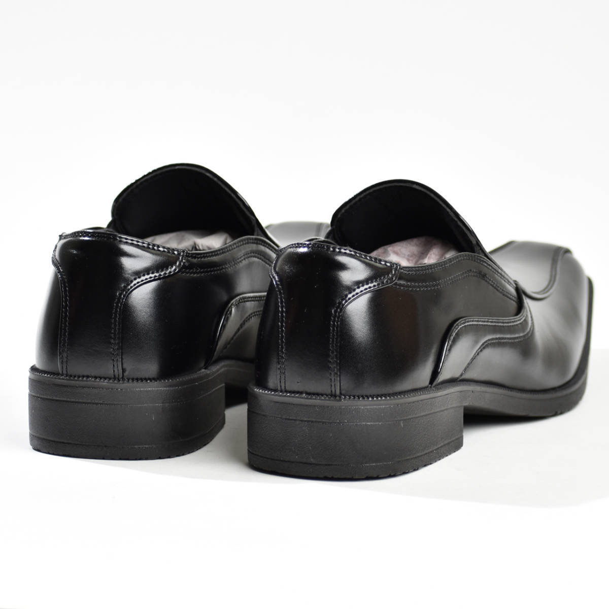 ビジネスシューズ メンズ ローファー 黒 靴 革靴 新品 仕事 柔らか 軽量 28.0cm_画像6