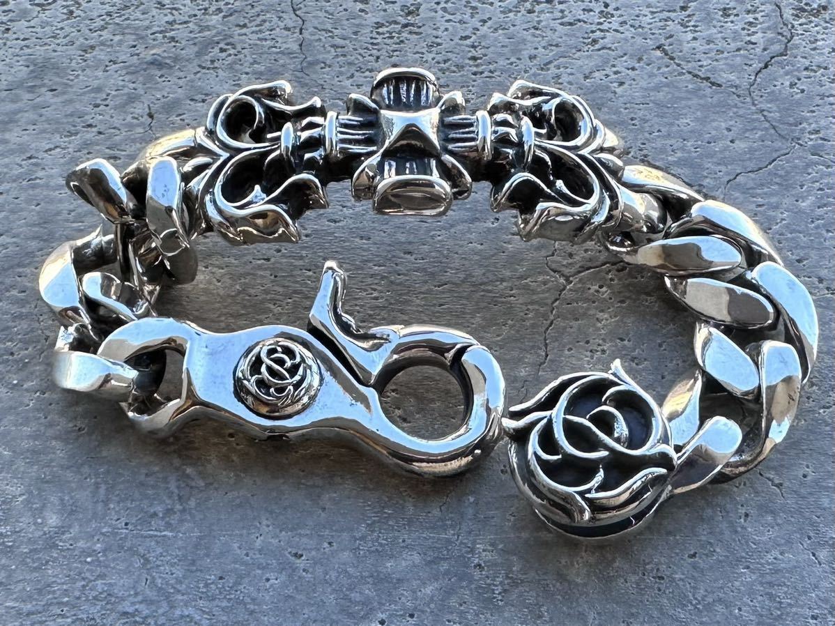 2024特集 33969円 CHROME HEARTS 銀座店 クロムハーツ ハーネス ワイド ブレスレット