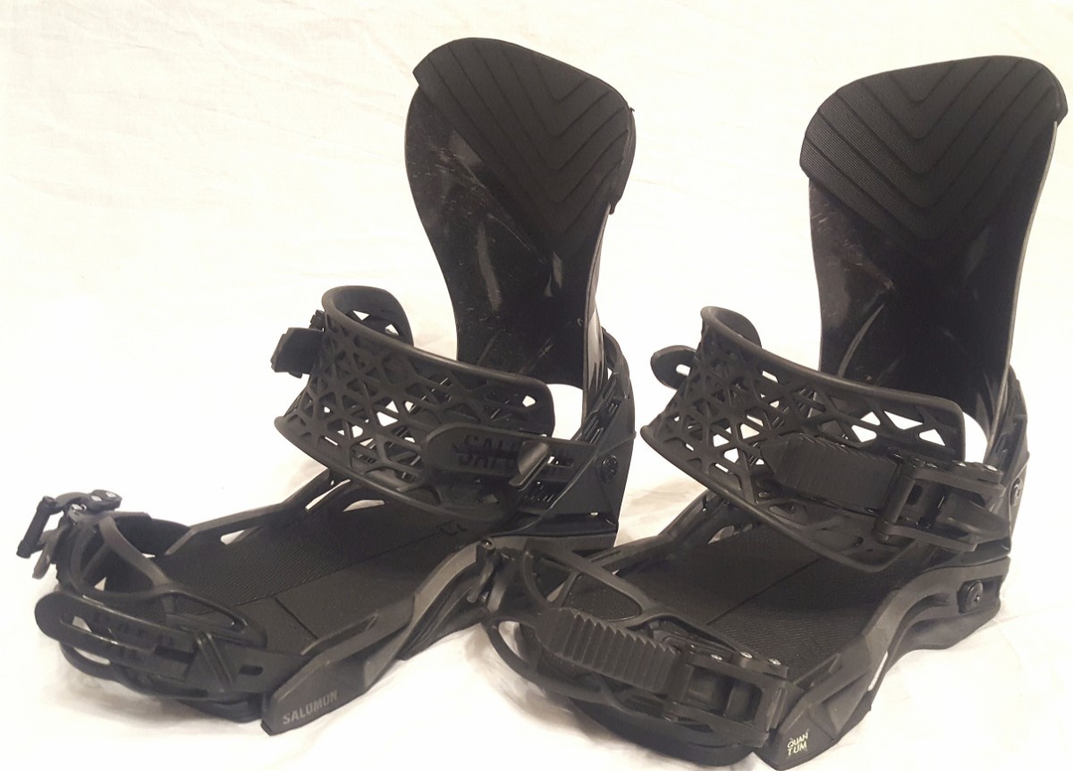 SALOMON Quantum Carbon クォンタム カーボン スノーボードビンディング サイズM サロモン 程度上 美品