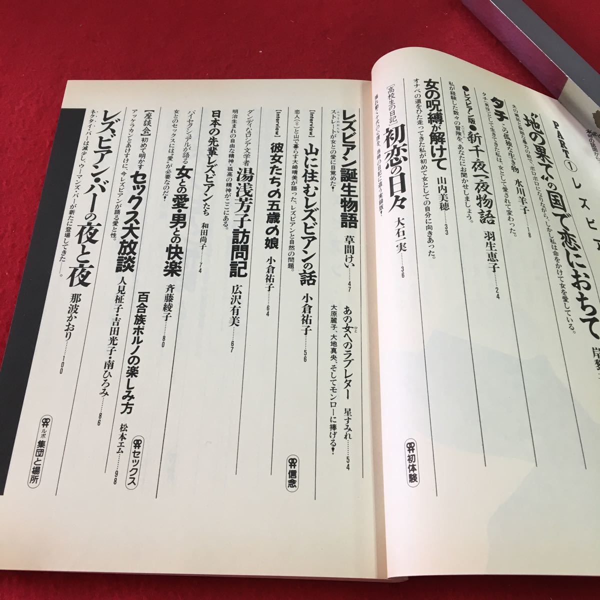 S7g-126 女を愛する女たちの物語 日本で初めて！234人の証言で綴る レズビアン・リポート 1987年5月25日発行_画像5