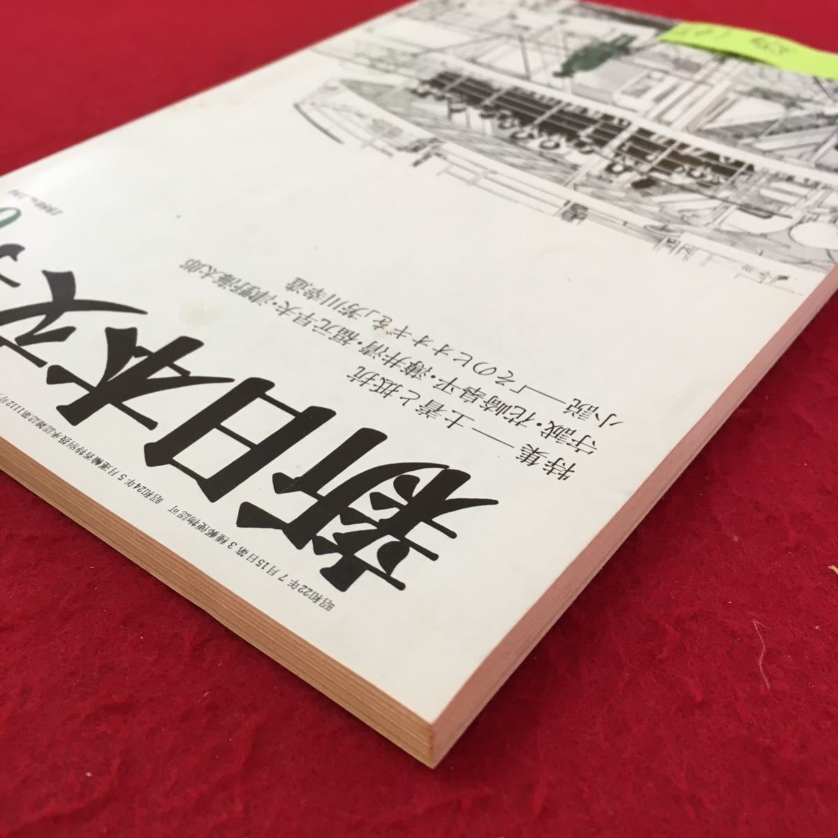 S7g-197 新日本文学6 昭和55年6月1日発行 特集:土着と抵抗 守誠花崎皋平薄井清福元早夫津野海太郎 小説「そのヒオオギを」芳川幸造 _画像4