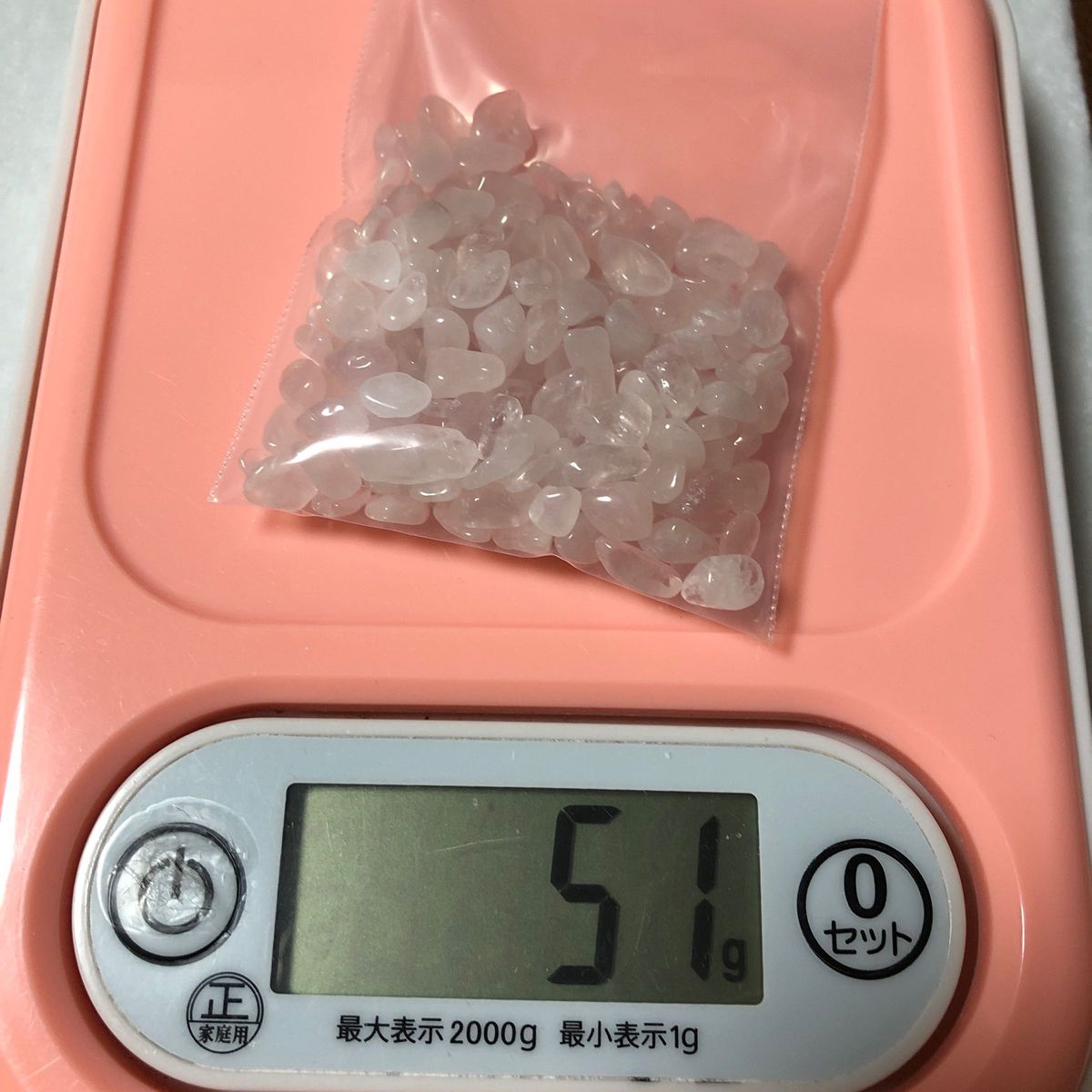 天然石☆さざれ石《ヒマラヤ水晶＊ペリドット極小粒＊ローズクォーツ》小粒50g×3